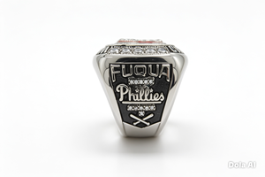 Anillo de Campeonato Moderno Personalizado de Acero Inoxidable - Anillo de Béisbol Personalizado con Circonita Cúbica para Cualquier Ocasión - Product Image 3