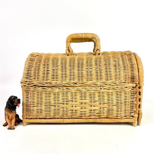 Manuel de luxe rotin en osier tissé autre animal de compagnie nid maison poussettes sac à dos transporteurs le plus bas prix - Product Image 2