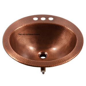 Lavabo de Cobre de Calidad Sostenible, Estilo Clásico Hecho a Mano, Nuevo Estilo, Artículos de Baño, Precio al por Mayor, Decoración del Hogar, Lavabo Metálico - Product Image 1
