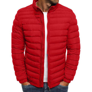 High Men's Winter Puffer Jackets Wholesale Outdoor Warm Duck <b>Feather</b> Custom Logo <b>Black</b> Nylon Hooded Bubble Puff Filled Knitted - Product Image 6