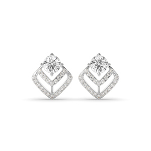 Pendientes de Diamantes de Laboratorio Premium de 3.37Ct, Corte Brillante Redondo, Oro de 14KT, Certificados por IGI, Joyería Fina Ligera para Mujer, Luxeshine B2B - Product Image 3