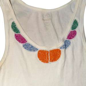 Women's Sustainable One-Piece Cami Tank <b>Tops</b> Solid Beaded Satin Deep Front Open Heart Sweet Short Length Breathable Nonwoven - Product Image 6