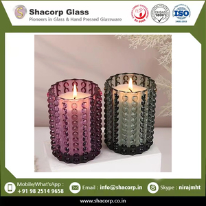 ขวดแก้วลายจุดทันสมัยสำหรับทำเทียนและตกแต่งบ้านอย่างมีสไตล์ - Product Image 6