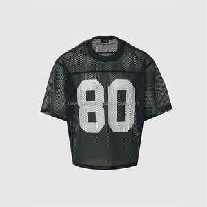Maillot de football à manches courtes en maille par sublimation Fabricants de maillots de football classiques personnalisés en maille respirante - Product Image 3