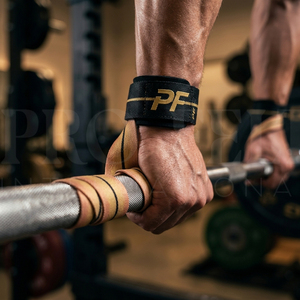 Sangles de musculation personnalisées avec logo, rembourrées en néoprène, support de poignet, sangles d'entraînement de gym, accessoires de fitness robustes - Product Image 3