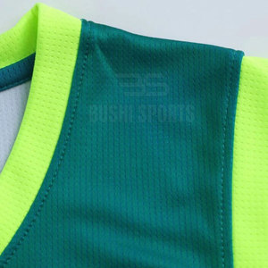 Créez votre propre logo sur un nouveau maillot de basket en stock à prix de gros - Maillot de basket en promotion - Product Image 3
