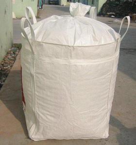 Saco Jumbo de Fibc, Material PP, Duradero, Fondo Plano, Apertura Superior Completa, Doble Correa de Amarre, Embalaje, Saco Grande Tejido - Product Image 1