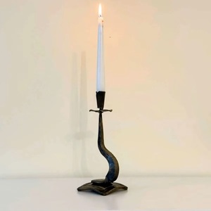 Bougeoir lavé vert de conceptions de tige de fer simples en métal noir avec la fête de mariage d'autres bougeoirs lanternes et pots de bougie - Product Image 4