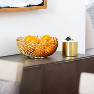 Luxurious Crafted Modern Handmade Gold <b>Metal</b> <b>Bowl</b> Polished Decorative Serving Piece - Product Image 3