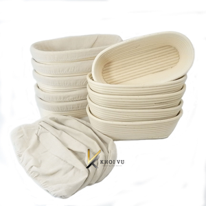 Cesta de fermentación de pan Banneton, apta para OEM, hecha a mano, de ratán, para pan de masa madre - Product Image 3
