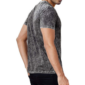 เสื้อยืดคอตตอน 100% ทรงโอเวอร์ไซส์ สีพื้น ล้างสีแบบแอซิดวอช ดีไซน์ใหม่สำหรับผู้ชาย คุณภาพดีที่สุด สไตล์สตรีท ระบายอากาศได้ดี แห้งเร็ว - Product Image 3