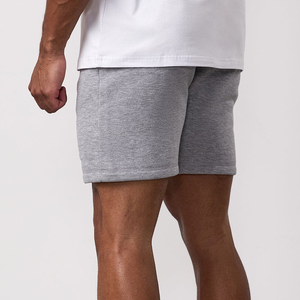 Shorts unisexe personnalisés style urbain d'été respirants en polyester/coton avec cordon de serrage taille mi-haute longueur genou - Product Image 3