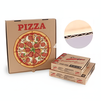 Boîte à pizza en papier kraft hexagonale avec logo personnalisé 8 10 12 pouces Réutilisable Imperméable Paillettes Bronzage Emballage alimentaire pour pizza surgelée