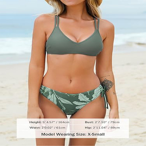 Bespoke Women Swimwear Custom Print Brazilian Bathing <b>Suit</b> Bikini Set Drop Shipping Custom Logo Swimwear Women Bathing <b>Suit</b> Sex - Product Image 4