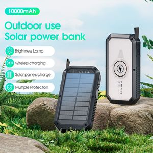 10000mAh Power Bank portatile con cavo USB-C ricarica rapida caricabatterie solare per viaggi compatibile con iPhone - Product Image 3