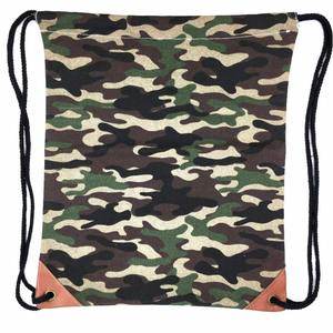 Bolsa con cordón de lona negra para gimnasio, bolsa con cordón de poliéster, Mochila deportiva para exteriores, logotipo impreso personalizado, plegable, no tejido - Product Image 6