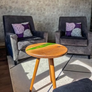 New Design Black Wooden Slab Customization <b>Table</b> <b>Top</b> Resin River Dining <b>Table</b> Handmade <b>Epoxy</b> Resin Office Desk - Product Image 3