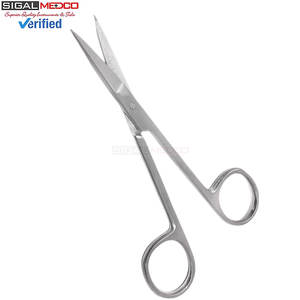 Tijeras de Precisión para Microdisecación Iris, Punta Fina, Rectas, de Acero Inoxidable, Instrumentos Quirúrgicos Manuales, Certificación CE - Product Image 4