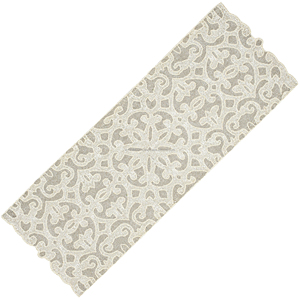 Camino de Mesa con Cuentas Plateadas, Diseño Floral Hecho a Mano, Mantel Individual para Bodas, Fiestas de Navidad, Centro de Mesa para el Hogar o Granja - Product Image 1