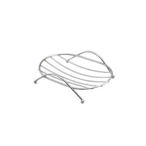 Cheap Price Standard Design Oval Shape Decorative Soap Dish Prime Quality Stainless Steel <b>Black</b> Color Soap Dish And Stand - Product Image 2