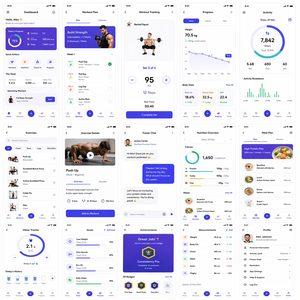 Aplicación de Entrenamiento Físico Avanzada con Entrenamiento por IA, Planes de Ejercicio, Seguimiento Nutricional y Análisis de Rendimiento - Product Image 2