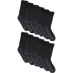 Chaussettes de sport Freshiq X-Temp Active Cool Athlete, lot de 12, imprimé rayé classique, jacquard, antibactérien, personnalisable pour l'automne - Product Image 1