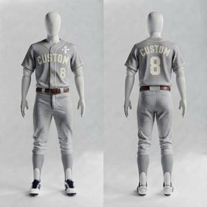Uniforme de Béisbol de Alta Calidad para Hombre con Estampado Sublimado y Logotipo Blanco, 100% Poliéster, Manga Corta, por RIVIAN ATLANTIC - Product Image 2