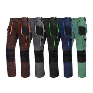 Pantalons de travail d'hiver écologiques pour hommes - Pantalons de sécurité imperméables et respirants en toile 100% coton biologique - Product Image 1