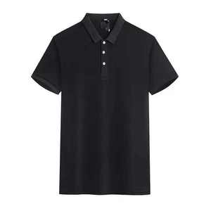 Camiseta Polo Lisa para Hombre, Mezcla de Algodón para Uso Diario, Ropa Casual Elegante - Product Image 3