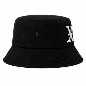 Bob en coton noir personnalisé avec logo X brodé en 3D – Design unisexe premium pour la pêche et le style Hip Hop - Product Image 3