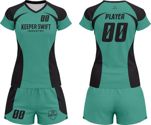 Uniforme de Voleibol SpikeStorm Pro, Kit de Voleibol AeroSpike Elite, ThunderHit Premium, 100% Poliéster, Sublimado, Completo - Product Image 1