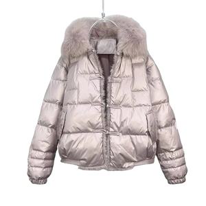 Veste d'hiver pour femme design en fourrure personnalisée veste légère à fermeture éclair en gros fabricant OEM veste bouffante coupe-vent - Product Image 5