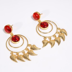 Boucles d'oreilles de créateur plaquées or 14 carats pour filles, bijoux faits à la main, design unique, fabricant de bijoux sur mesure - Product Image 4