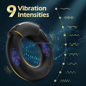 Vibrerende <span class=keywords><strong>cock</strong></span> rings met verwarmingsfunctie groothandel mannelijke seksspeeltjes penisringen app-gestuurde vibrators seksspeeltjes voor mannen - Product Image 4