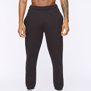 Ensemble de survêtement pour homme noir à capuche, couleur unie, coupe décontractée, respirant, léger, sweat-shirt et pantalon, tenue d'hiver - Product Image 4