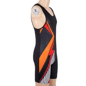 ชุดมวยปล้ำแบบซับลิเมชั่นสำหรับผู้ชาย ชุดรัดกล้ามเนื้อเพื่อประสิทธิภาพ - Product Image 2