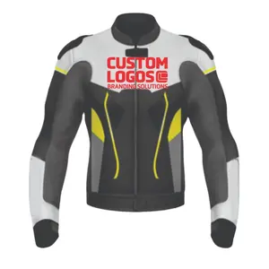 Empat musim baru jaket kulit GP sepeda motor jaket balap berkendara PRO jaket sepeda motor jaket kulit kustom