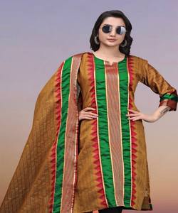 Conjunto de Top y Dupatta de Algodón Kanchi con Diseño Jacquard, Último Diseño de Diseñador, Secado Rápido, Talla Única, Ropa Casual, Precio al por Mayor, Prenda Étnica - Product Image 2