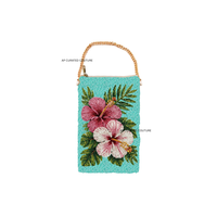 Sacs à bandoulière pour téléphone portable à thème estival très tendance - Sacs de rangement de plage personnalisés pour femmes