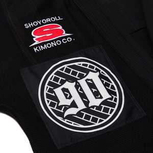 Uniformes de Jiu-Jitsu Brésilien (BJJ) avec broderie de logo personnalisée, cordons de serrage, bleu marine, 100% coton Ripstop 460g, unisexe, style pakistanais - Product Image 6