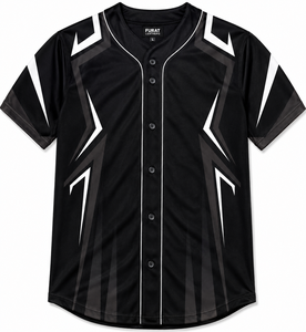 Throwback <b>Baseball</b> Uniform Heat-Transfer Printed Moisture Wicking 100% Polyester Professional Teamwear Sleeveless Elastic Unisex - Product Image 1