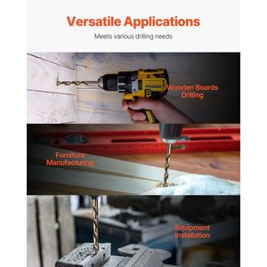 Set di 29 punte da trapano in cobalto M35 in acciaio super rapido, punte multiuso per metallo e acciaio inossidabile con custodia. - Product Image 5