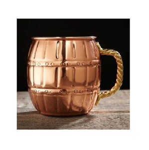 polished copper moscow mule <b>mugs</b> crafted for cold beverages timeless design suitable for kitchen and bar serving - Product Image 2