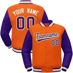 Veste universitaire brodée de haute qualité en gros, idéale pour les uniformes d'équipe - Product Image 1