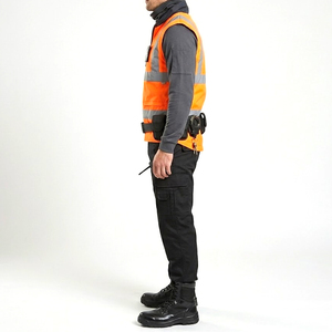 Nuevo Diseño de Chaleco de Trabajo en Venta en Línea, Chaqueta de Trabajo Reflectante con Cierre de Cremallera Frontal para Trabajo al Aire Libre - Product Image 4