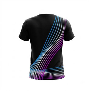 เสื้อยืดผู้ชายแขนสั้นพิมพ์ลายตามสั่ง สไตล์สตรีทแวร์ พิมพ์โลโก้ได้ - Product Image 2