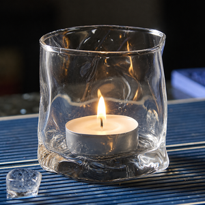 Porte-bougies cylindriques en verre transparent réutilisables, écologiques, pour centres de table de mariage, décoration intérieure, fournisseur de cadeaux - Product Image 3