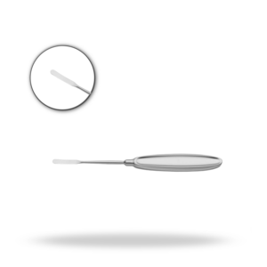Raspador Periósteo Converse de 5mm, Afilado, 18cm, Instrumento Quirúrgico Ortopédico para Raspado Óseo - Product Image 1