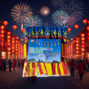 Pétard en papier de 10 mètres Blazing Fun avec des bruits forts pour les célébrations du Nouvel An, fabriqué en Chine - Product Image 3