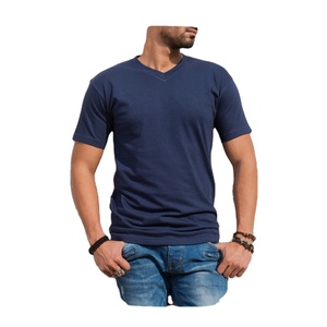 Camisetas de Jersey Lisas Extra Grandes para Hombre, 175 Gramos, Manga Corta, Cuello en V, Transpirables, de Secado Rápido y Ecológicas - Product Image 5